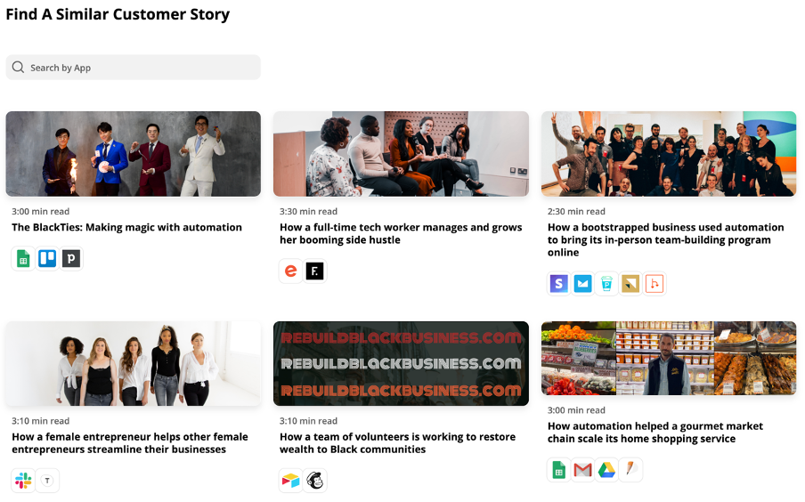 customer marketing successful campaigns zapier case study