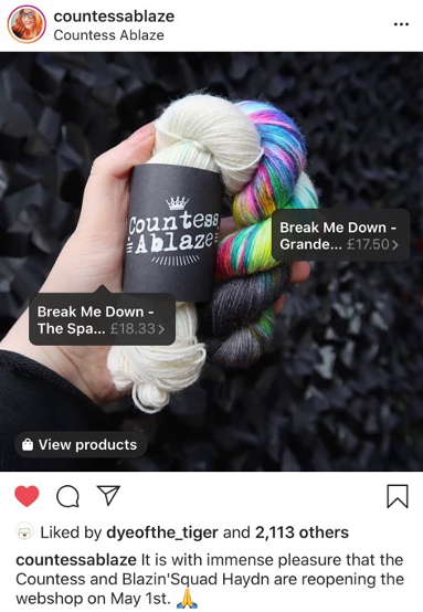 digital marketing on a budget tag products in social media posts