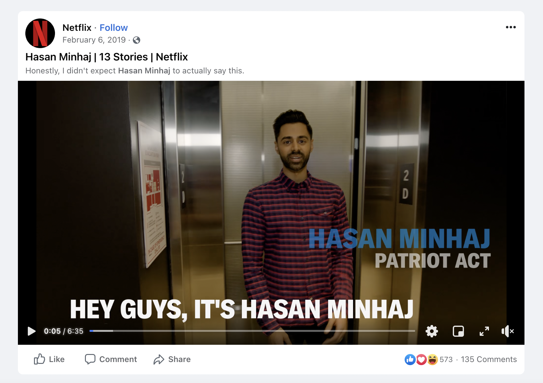 facebook marketing most successful brands netflix video example