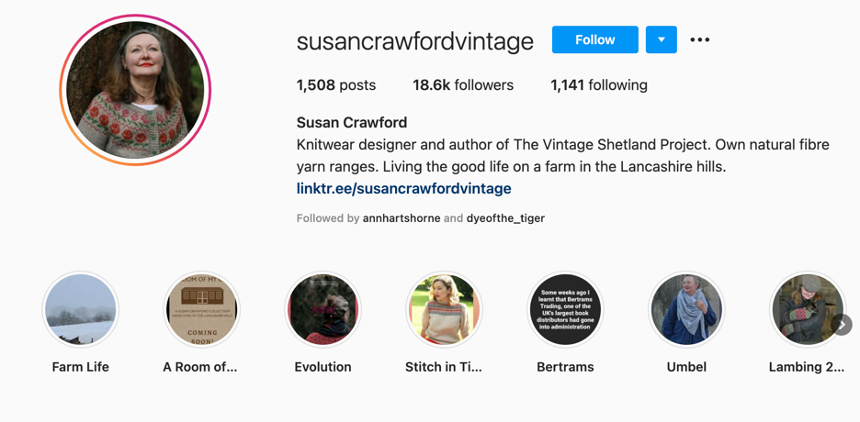 instagram marketing susancrawfordvintage