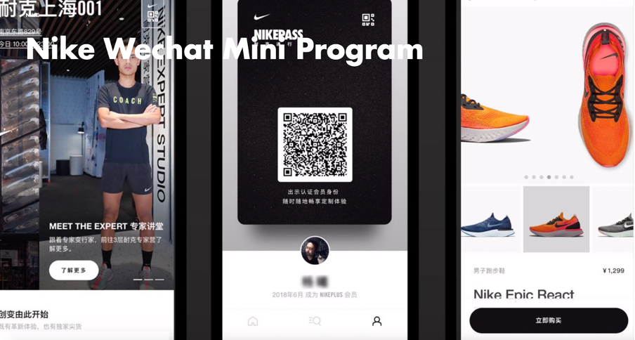 international marketing local social channels nike wechat