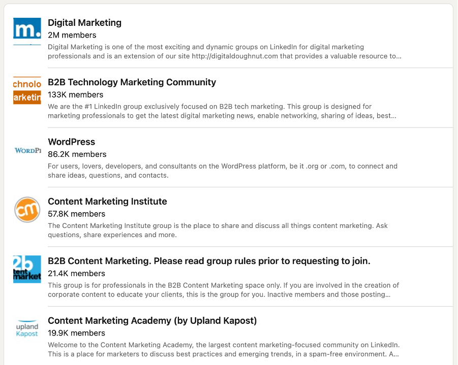 marketing career hacks join online communities