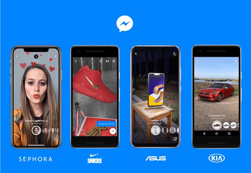 messenger marketing AR experience