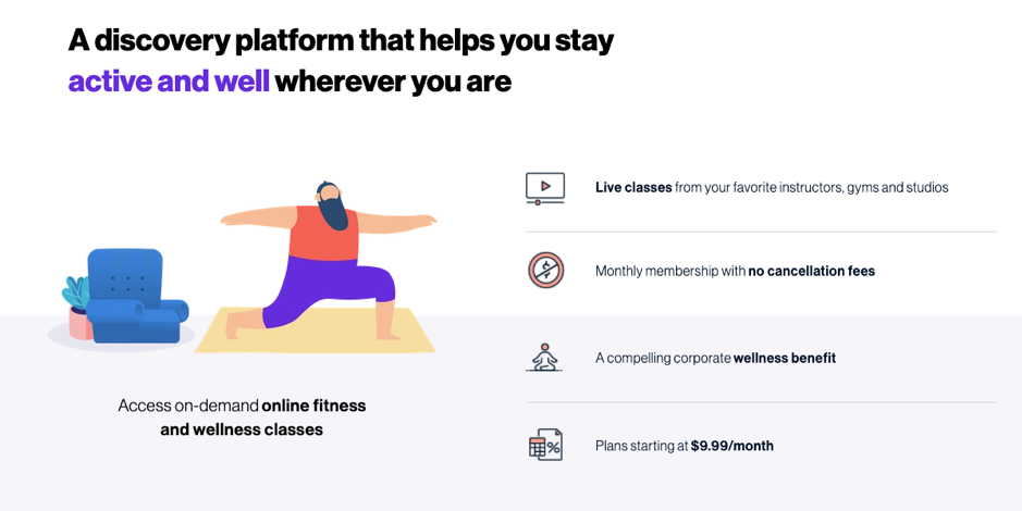 pivot during covid-19 gyms spas health clubs stream online classes