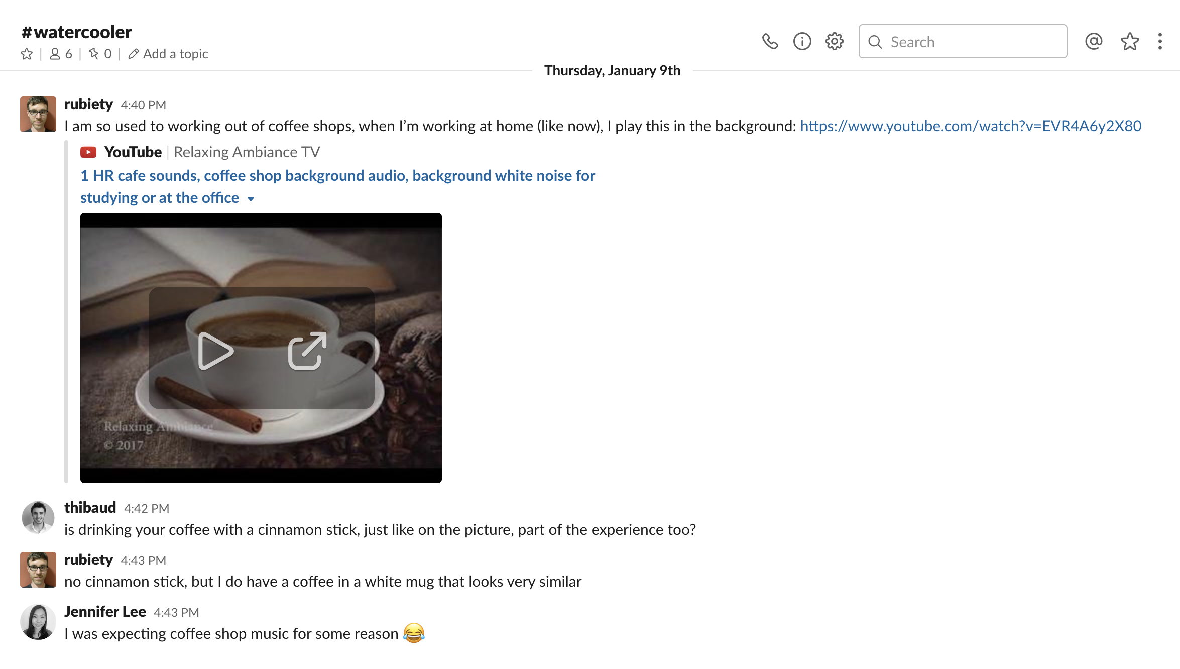 remote marketing team Loomly Slack watercooler