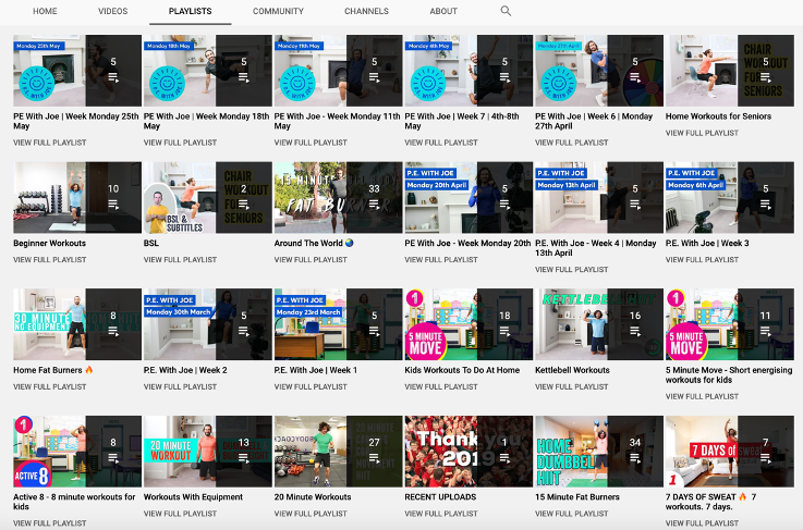 serialized content youtubers fitness vertical the body coach tv