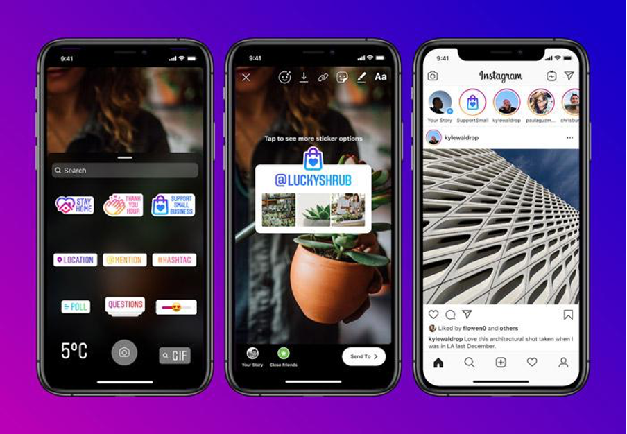 social media for small business support campaign
