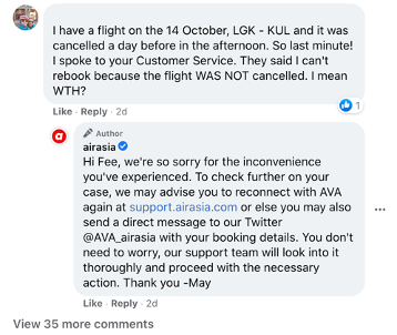 social media management successful brands examples airasia consistent tone