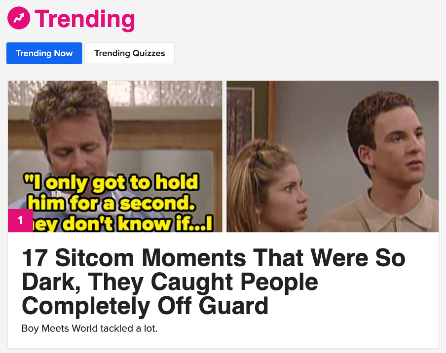trending topics buzzfeed