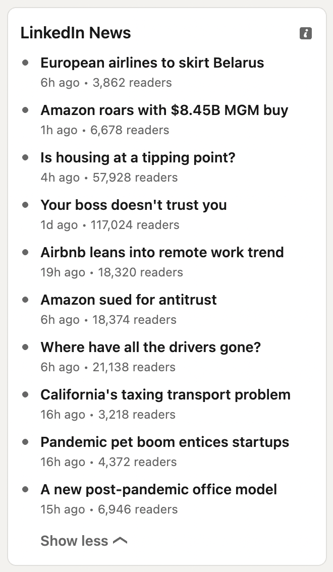 trending topics top professional stories