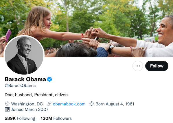twitter blue badge barack obama