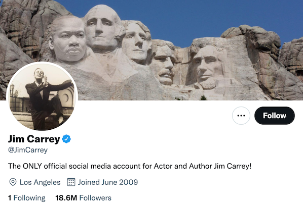 twitter blue badge jim carrey