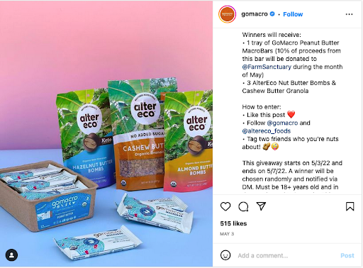 Social Media giveaway ideas