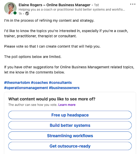 Post ideas for social