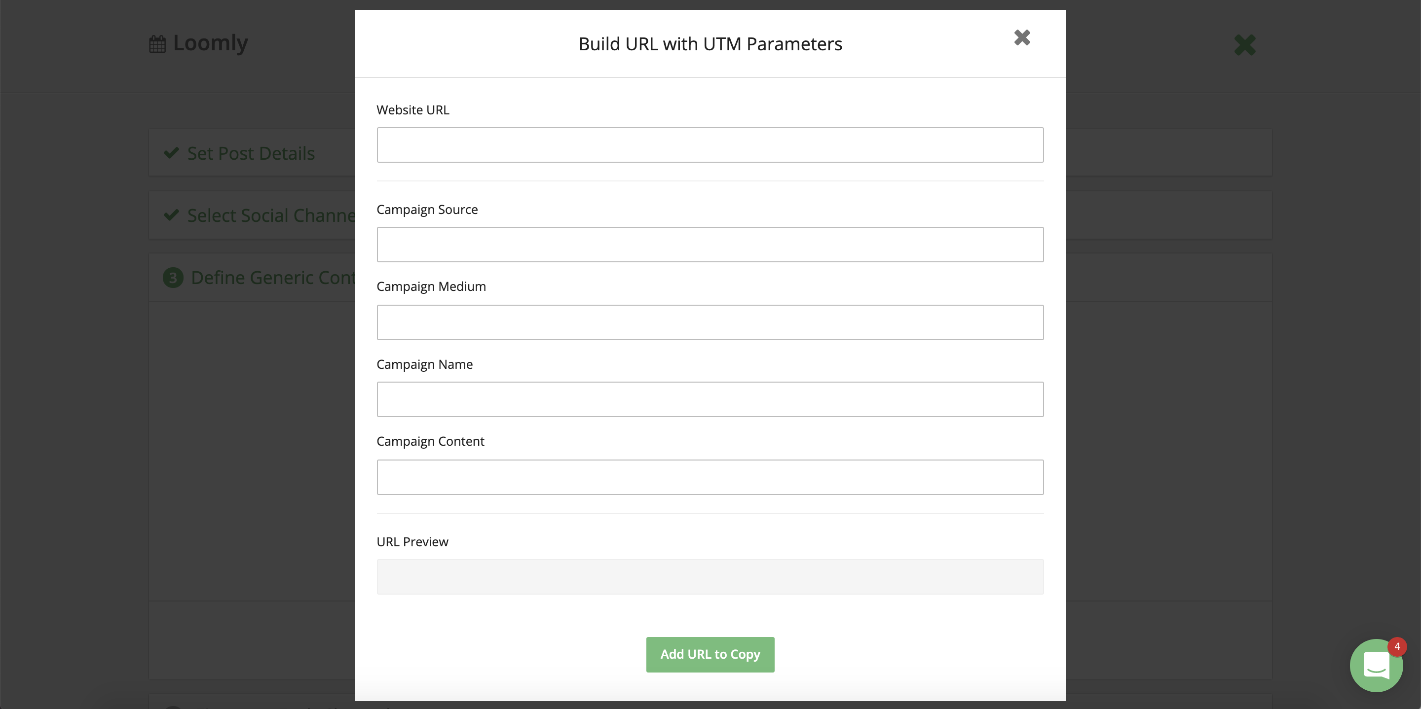 utm parameters url builder Loomly