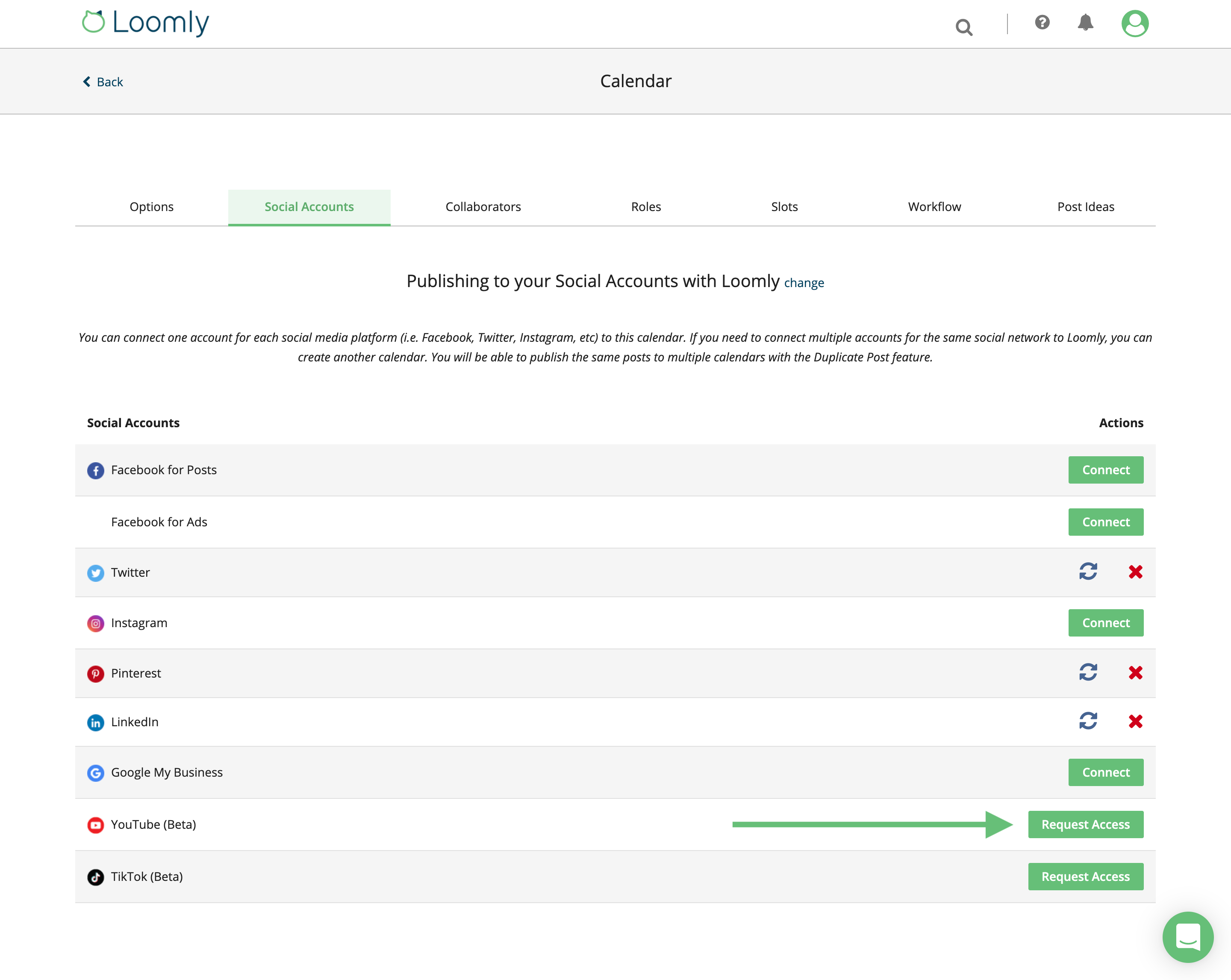 youtube marketing request beta access youtube integration