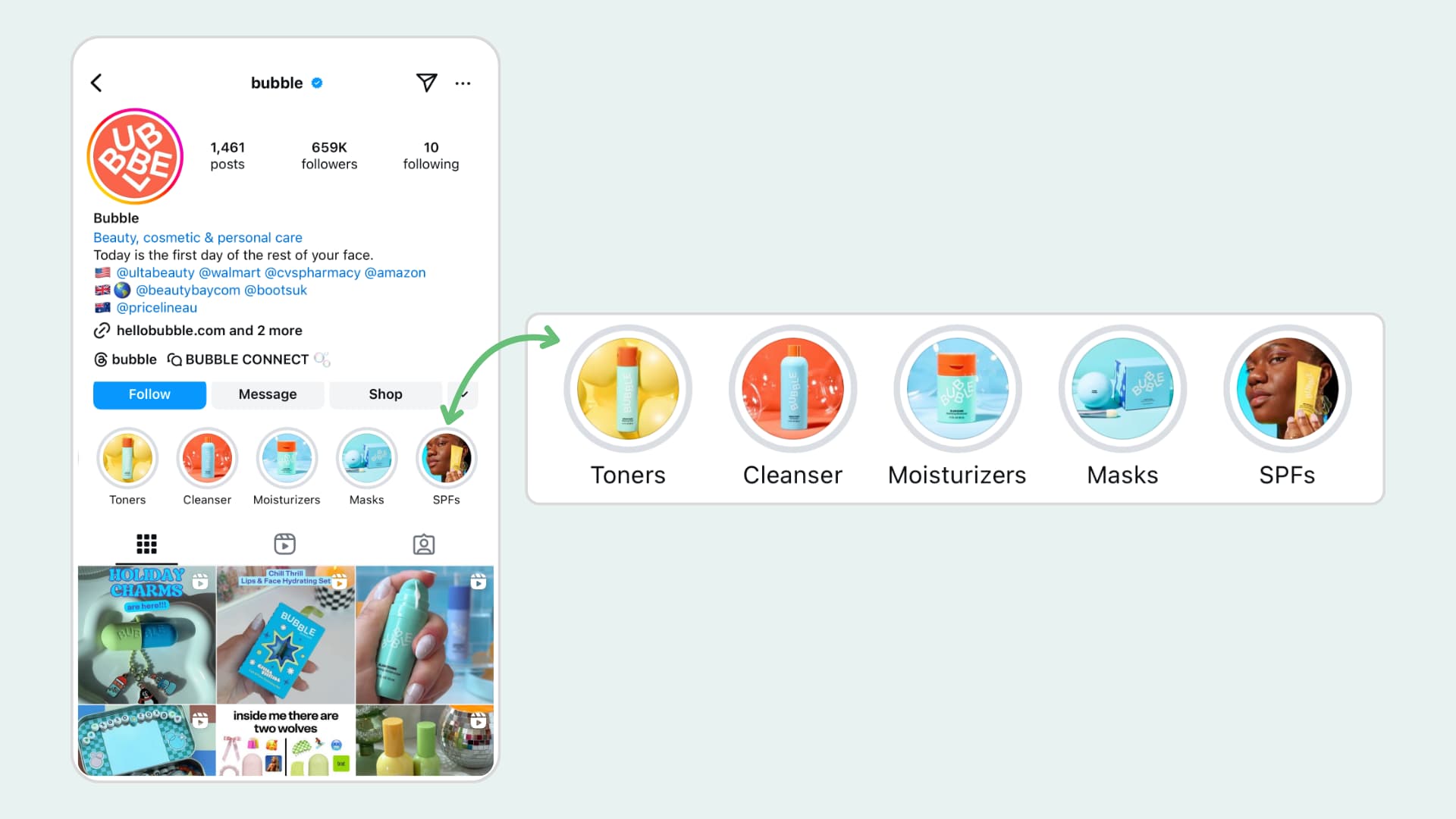 Instagram Highlights cover images - Educate your audience