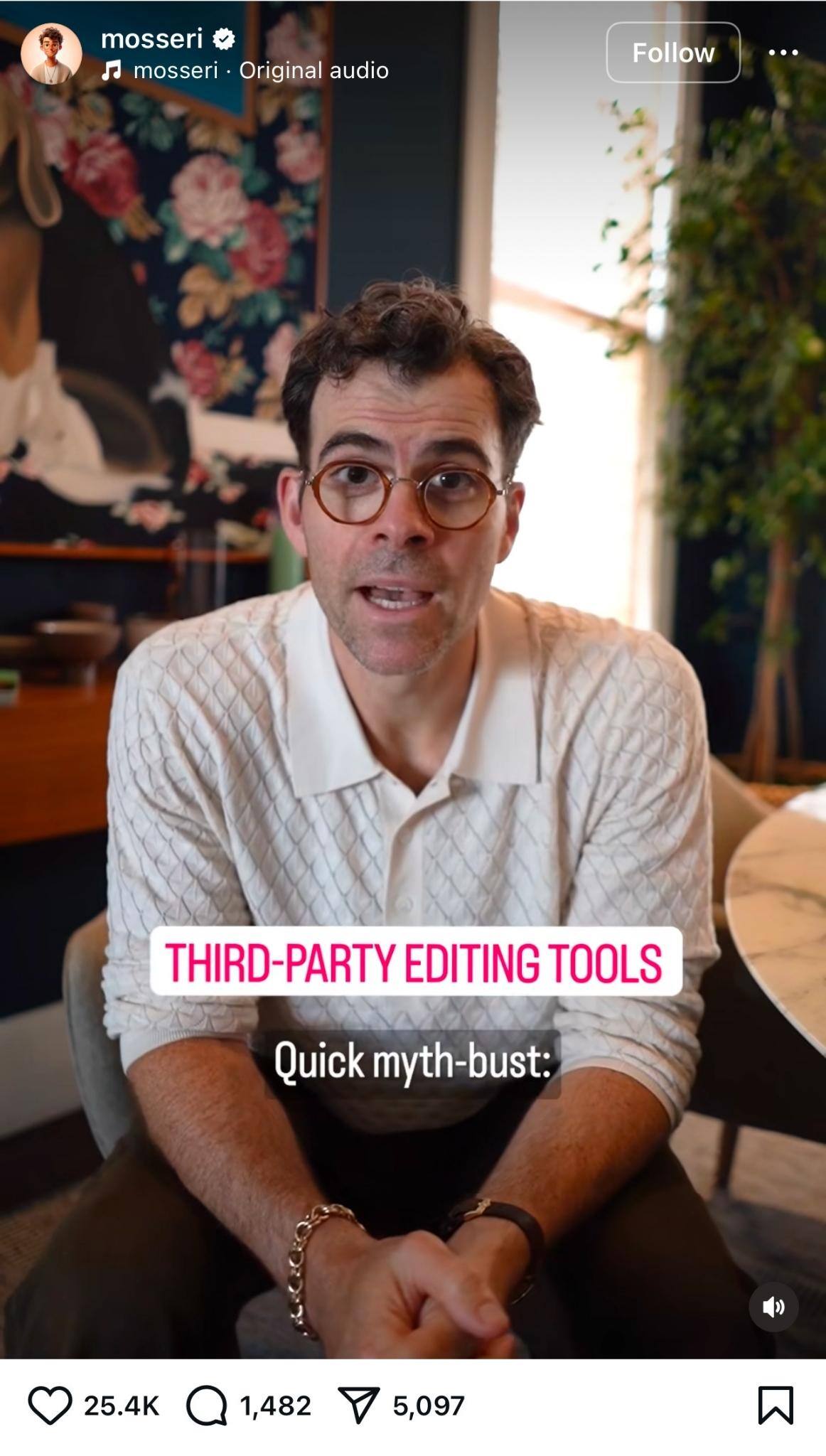 Instagram third party editing tools myth