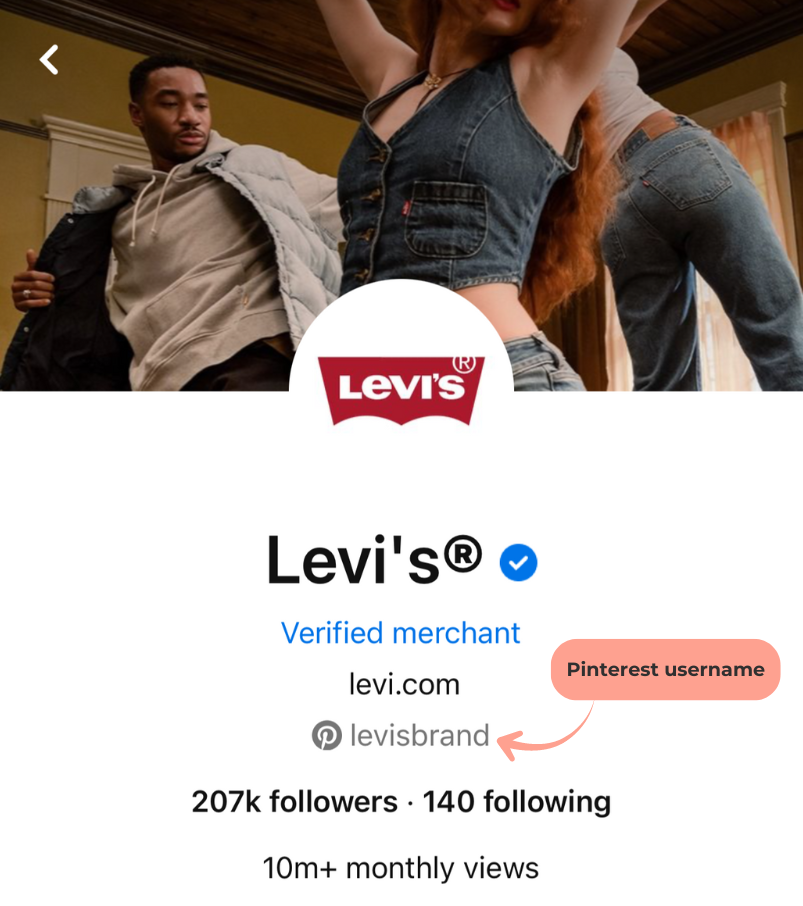 Pinterest username rules