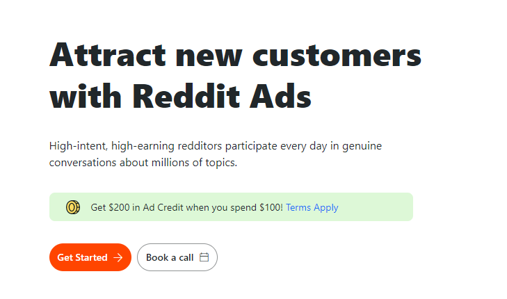 Reddit ad credits