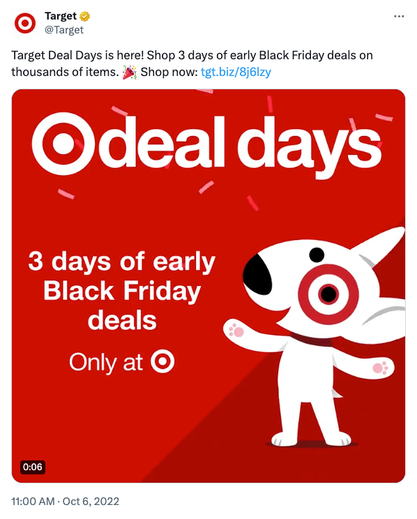 Target Black Friday ad