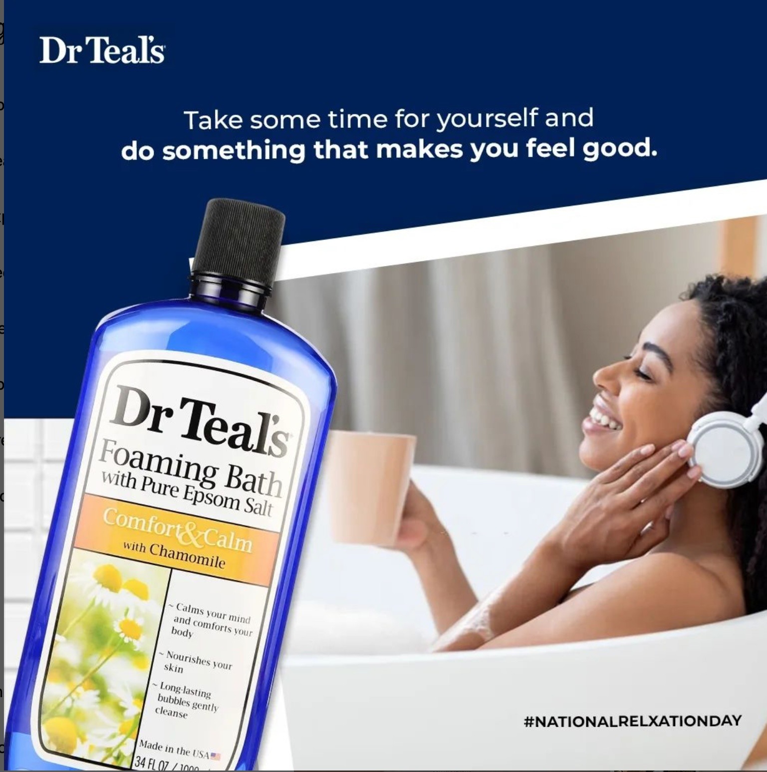 Dr Teals post for National Relaxation Day