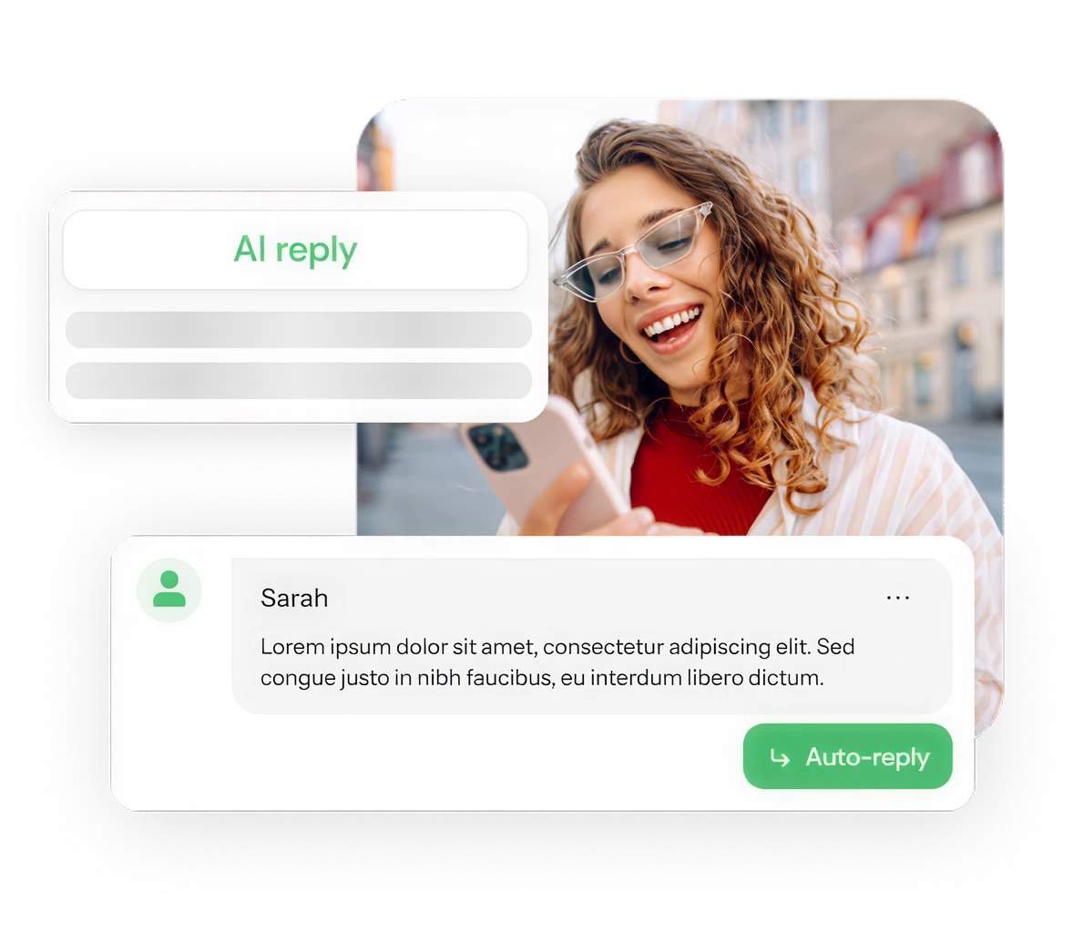 Loomly automated replies workflow